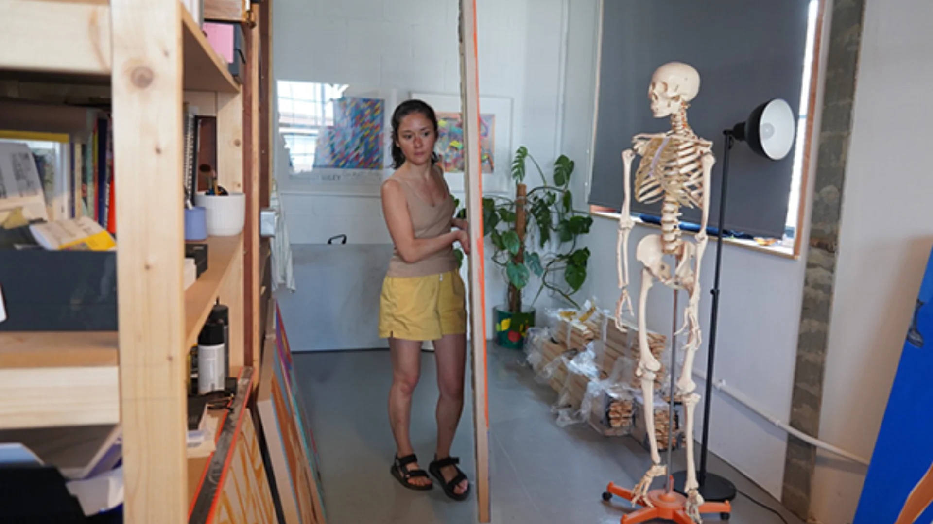 Maria Farrar in there studio