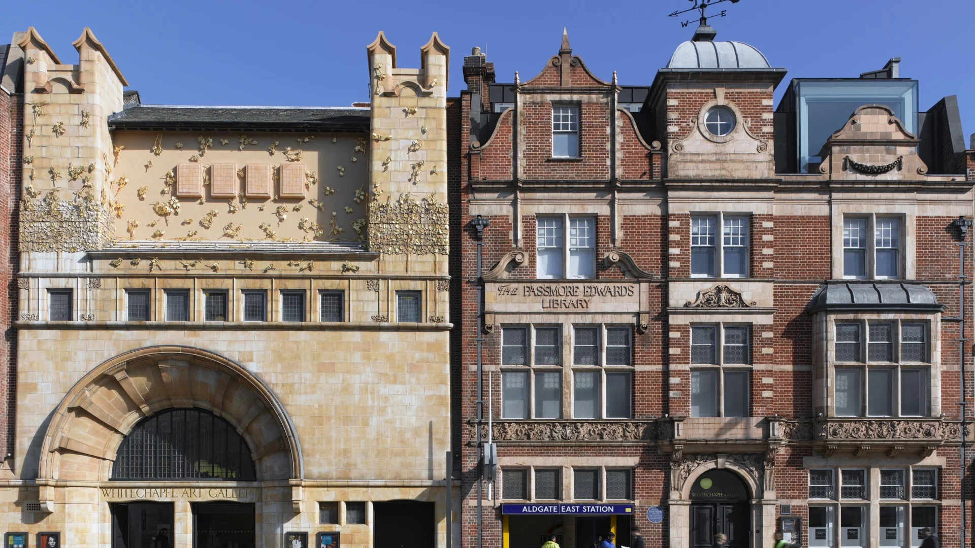 Exterior of Whitechapel Art Gallery