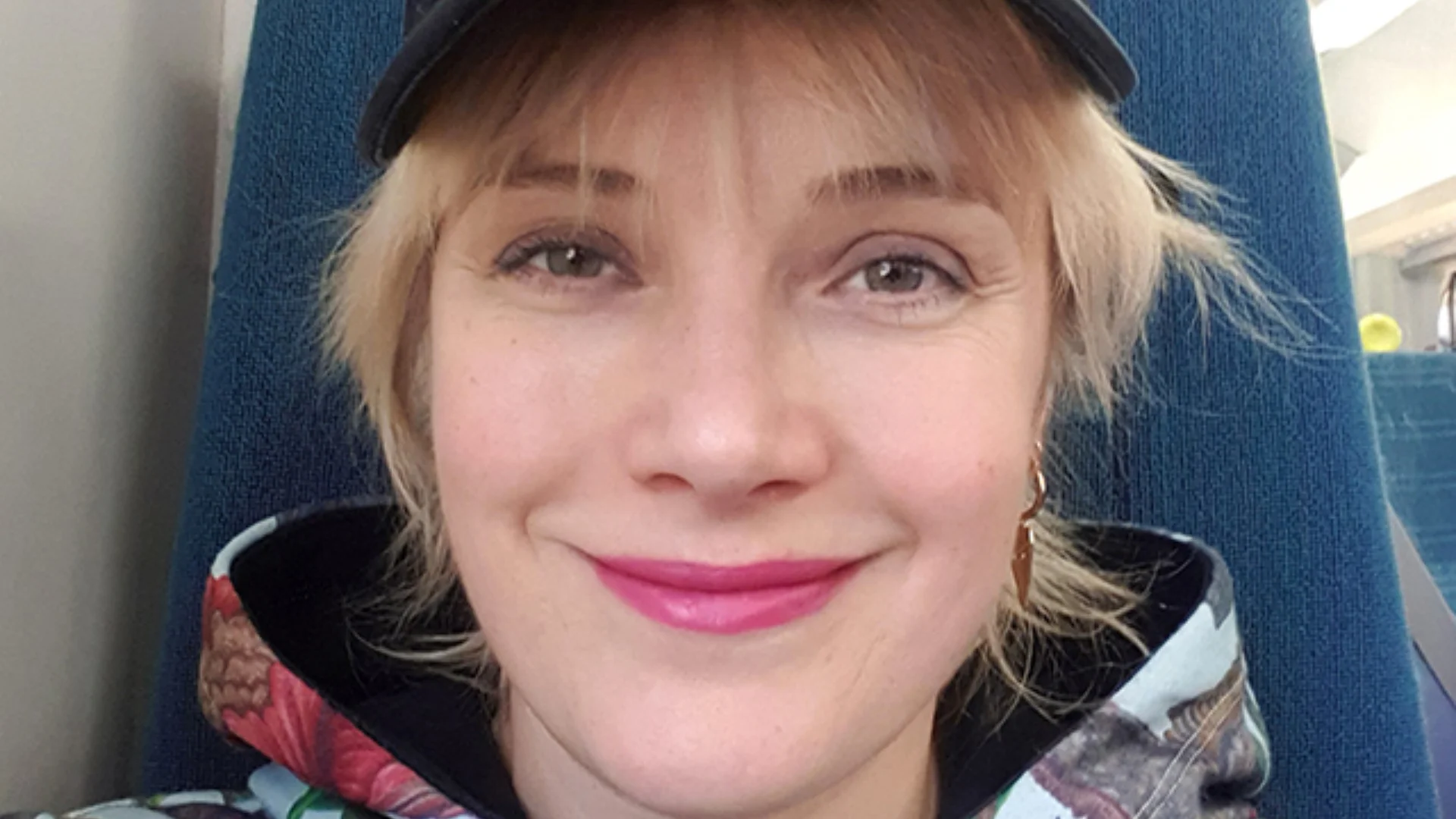 Emma Hart staring into camera