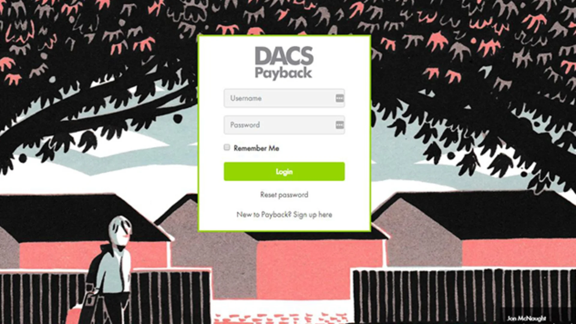 DACS Payback 2020 homepage